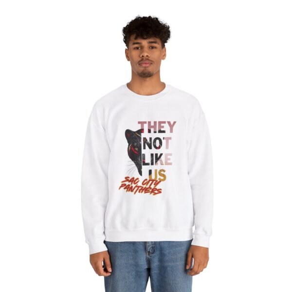 "They Not Like Us" College Crewneck Sweatshirt - Sac City Edition - Image 16