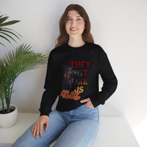 "They Not Like Us" College Crewneck Sweatshirt - Sac City Edition - Image 33