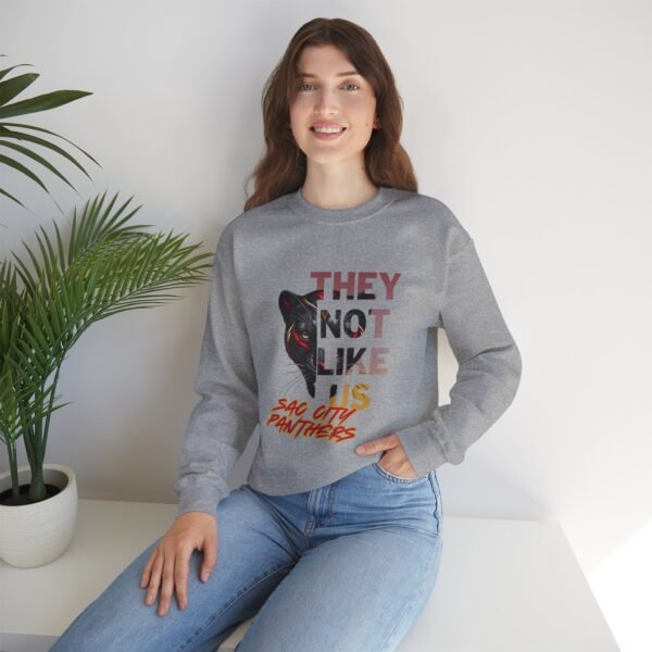 "They Not Like Us" College Crewneck Sweatshirt - Sac City Edition - Image 55