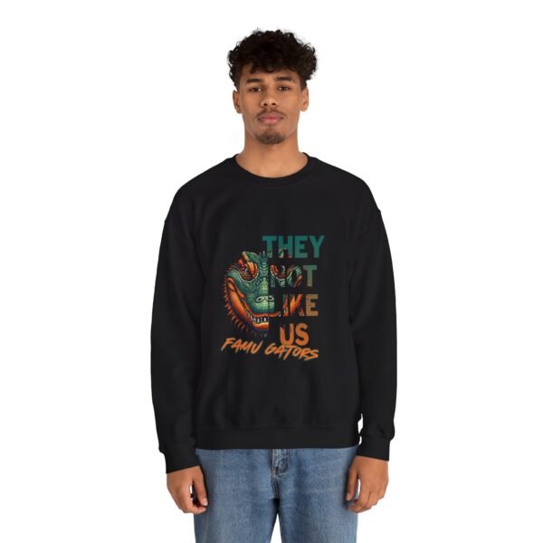 "They Not Like Us" College Crewneck Sweatshirt FAMU Edition - Image 5