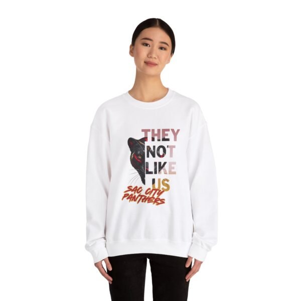 "They Not Like Us" College Crewneck Sweatshirt - Sac City Edition - Image 15