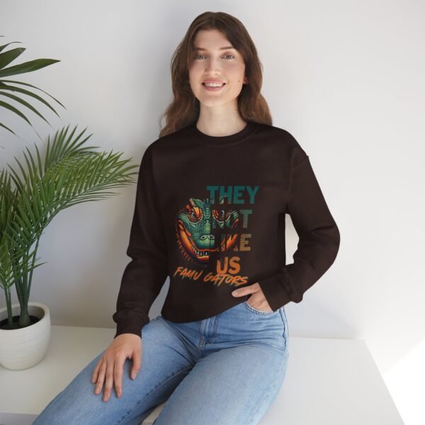 "They Not Like Us" College Crewneck Sweatshirt FAMU Edition - Image 55