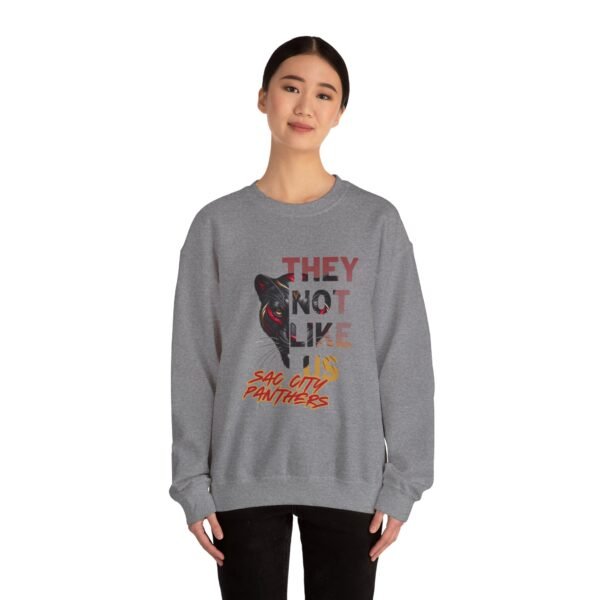 "They Not Like Us" College Crewneck Sweatshirt - Sac City Edition - Image 70