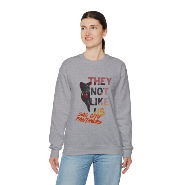 "They Not Like Us" College Crewneck Sweatshirt - Sac City Edition - Image 52