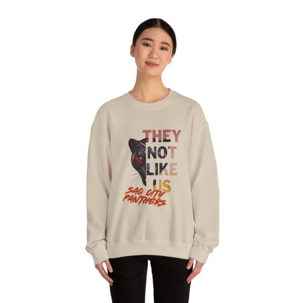 "They Not Like Us" College Crewneck Sweatshirt - Sac City Edition - Image 37