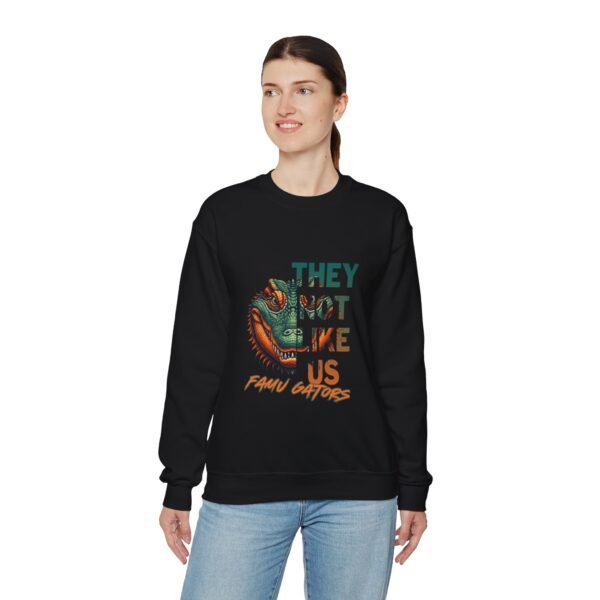 "They Not Like Us" College Crewneck Sweatshirt FAMU Edition - Image 8