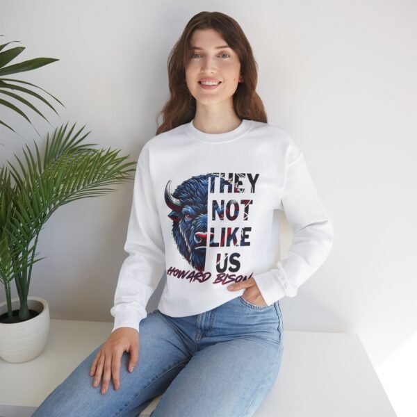 "They Not Like Us" College Crewneck Sweatshirt - Howard Edition - Image 22