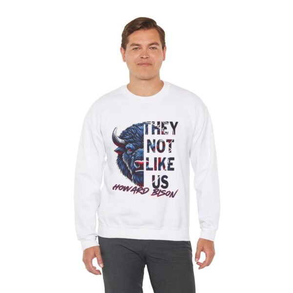 "They Not Like Us" College Crewneck Sweatshirt - Howard Edition - Image 17