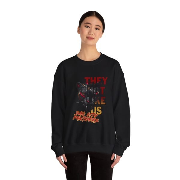 "They Not Like Us" College Crewneck Sweatshirt - Sac City Edition - Image 26